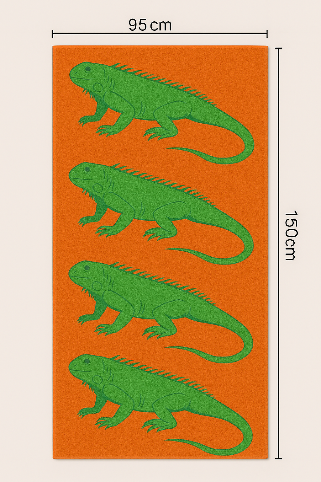 Beach Towel “Le Lézard”