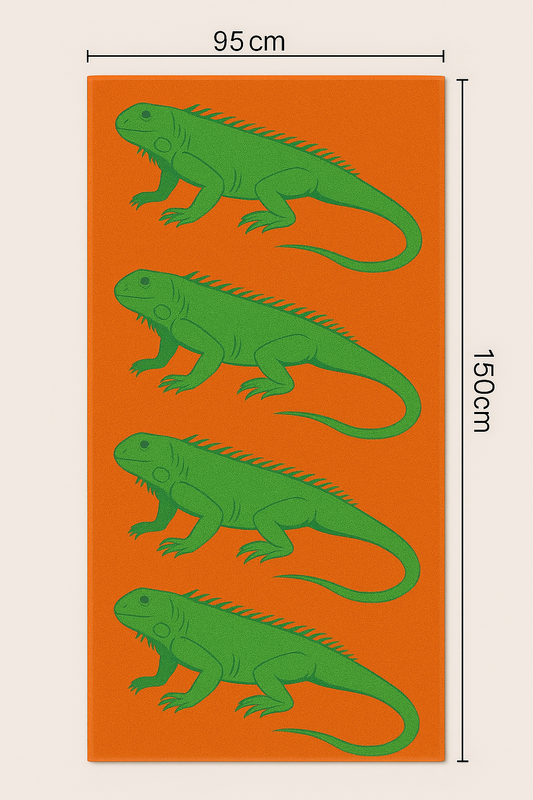 Beach Towel “Le Lézard”